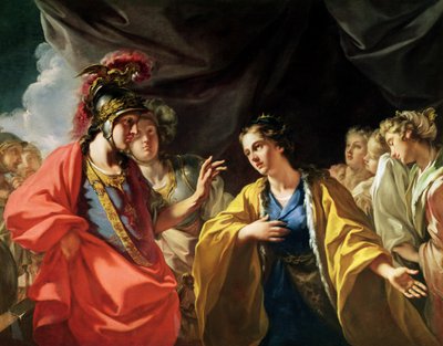The Clemency of Alexander the Great in Front of the Family of Darius III by Giovanni Antonio Pellegrini